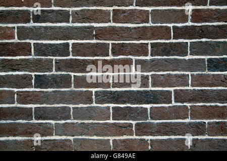 Pattern wall with white joints. Stock Photo