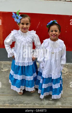 Marinera - Festival on the Day of San Pedro  in PUERTO PIZARRO . Department of Tumbes .PERU Stock Photo