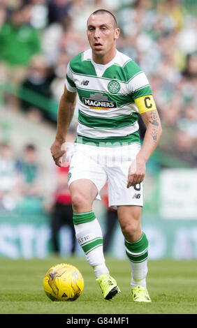 Soccer - UEFA Champions League Second Qualifying Round - First Leg - Celtic v Stjarnan - Celtic Park. Celtic's Scott Brown during the UEFA Champions League Second Qualifying Round, First Leg, at Celtic Park, Glasgow. Stock Photo