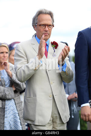 Charles Gordon-Lennox, Earl of March and Kinara during day two of the Glorious Goodwood Festival, Chichester. Stock Photo