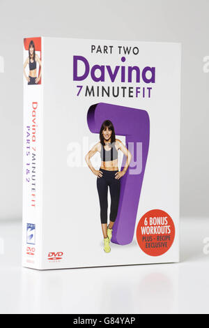 Editorial use only dvd davina 7 minute fit hi res stock photography