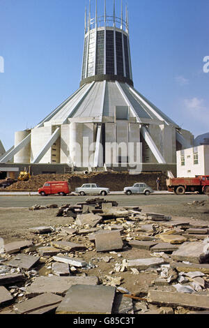 Buildings and Landmarks - Liverpool Cathedral Stock Photo