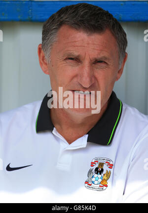 Soccer - Pre Season Friendly - Coventry City v Oxford United - Liberty Way Stadium. Coventry City's Manager Tony Mowbray Stock Photo