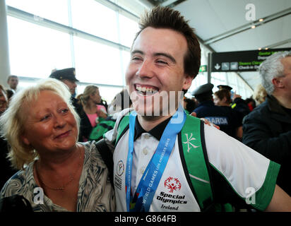 Team Ireland Special Olympics Homecoming Stock Photo