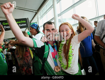 Team Ireland Special Olympics Homecoming Stock Photo