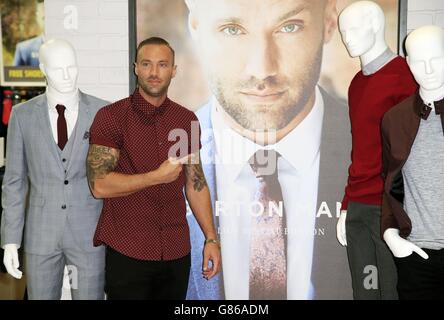 Calum Best during the launch of Burton's Man Thinking Brand campaign at Burton, Westfield Stratford City Shopping centre, London. Stock Photo