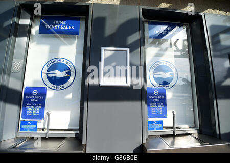 Soccer - Sky Bet Championship - Brighton and Hove Albion v Nottingham Forest - AMEX Stadium Stock Photo