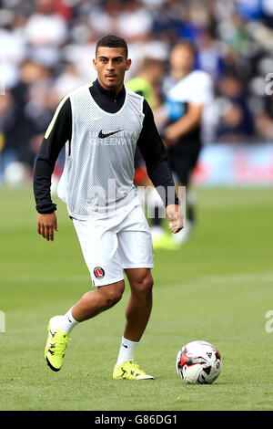 Soccer - Sky Bet Championship - Derby County v Charlton Athletic - iPro Stadium. Charlton Athletic's Karlan Ahearne-Grant Stock Photo