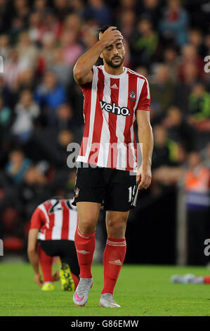 Soccer - UEFA Europa League - Qualifying Play-offs - First Leg - Southampton v FC Midtjylland - St Mary's Stadium Stock Photo