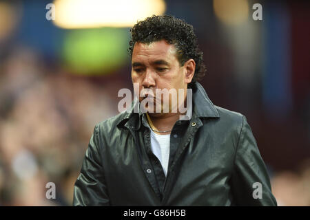 Notts County manager Ricardo Moniz during the Capital One Cup, second round match at Villa Park, Birmingham. Stock Photo