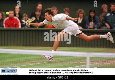 Wimbledon. Men's Final: Michael Stich Vs. Becker. ;Princess Diana ...