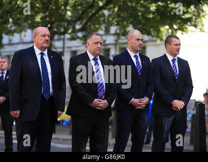 Rugby League - 2015 Ladbrokes Challenge Cup - Final - Hull Kingston Rovers v Leeds Rhinos - Wreath-Laying Ceremony - The Ceno... Stock Photo