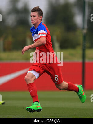 Soccer - International Friendly - England U16 v United States U16 - St George's Park. USA U16's Chris Durkin Stock Photo