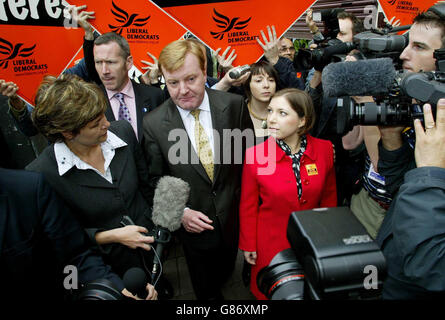 General Election Campaign 2005 - Final Day - Liberal Democrats Stock Photo