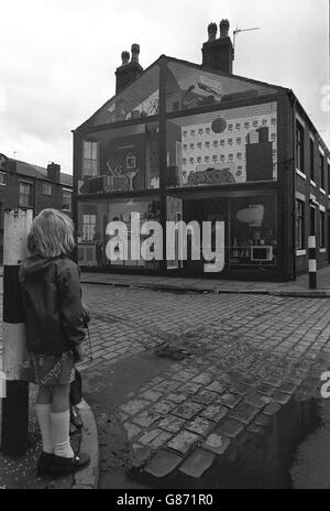 Places - Mural - Rochdale Stock Photo