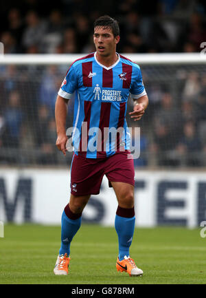 Soccer - Pre-Season Friendly - Scunthorpe United v Sheffiwld Wednesday - Glanford Park Stock Photo