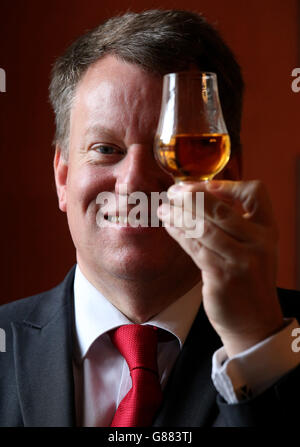 David Frost Chief Executive of the Scotch Whisky Association (SWA) in his office in Edinburgh following a new legal ruling on minimum pricing for alcohol which sets out the tests that would have to be met before minimum unit pricing (MUP) could be brought in. Stock Photo