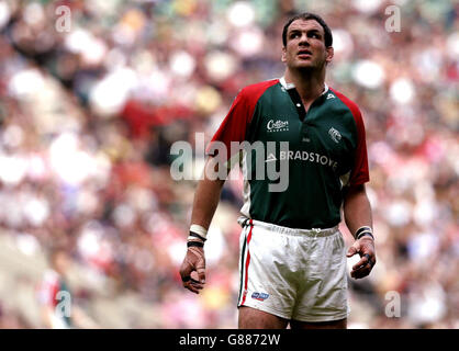 Rugby Union - Zurich Premiership Final - Wasps v Leicester - Twickenham. Leicester Tigers captain Martin Johnson. Stock Photo