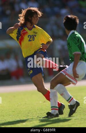 Soccer - Copa America, Mexico v Equador. Ariel Graziani, Equador Stock Photo