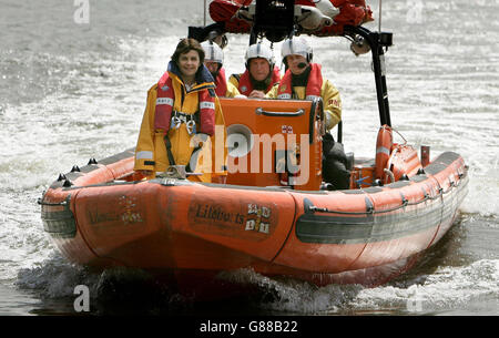 RNLI bravery award - Tower lifeboat station Stock Photo