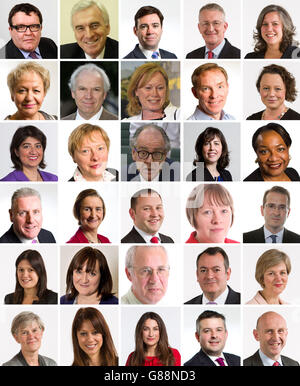 Jeremy Corbyn's shadow cabinet Stock Photo