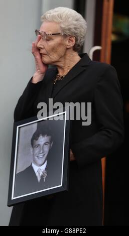 Seamus Wright funeral Stock Photo