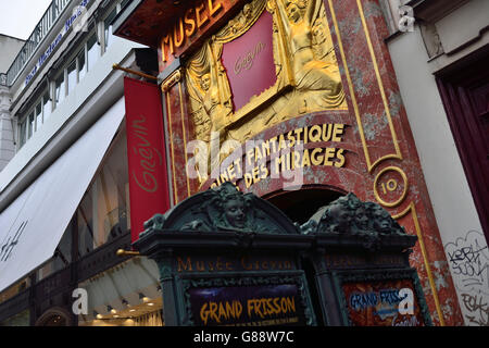 Museum, Musee Grevin, Passage Jouffroy, Paris, France Stock Photo