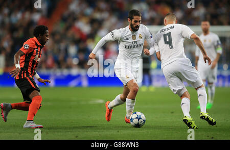 Soccer - UEFA Champions League - Group A - Real Madrid v Shakhtar Donetsk - Estadio Santiago Bernabeu Stock Photo