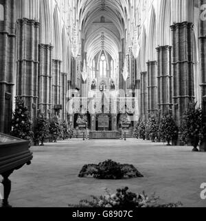 Religion - Festival of Flowers - Westminster Abbey Stock Photo