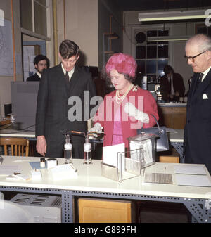 Royalty - Queen Mother - Chelsea College of Science and Technology - London Stock Photo