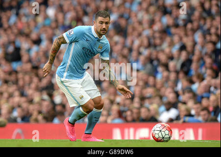 Manchester City's Aleksandar Kolarov during the Barclays Premier League ...