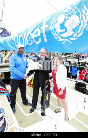 Sailing - Clipper Round the World Yacht Race Launch - Day Three - St Katharine Docks Stock Photo