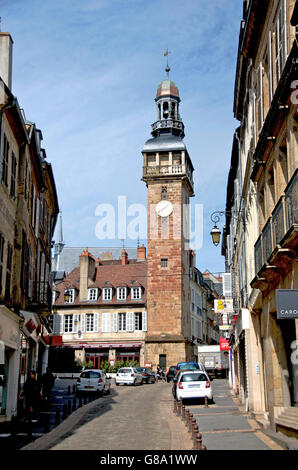 Tour Jacquemart clock tower, Moulins, Allier, France, Europe Stock Photo