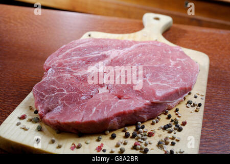 Knuckle steak, raw Stock Photo