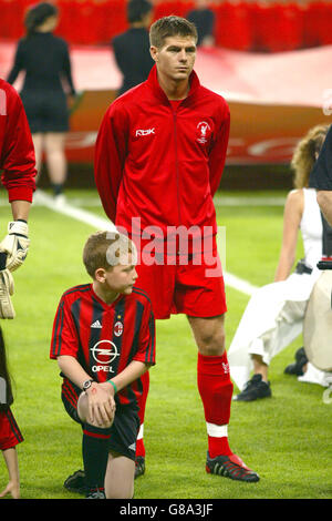 Soccer - UEFA Champions League - Final - AC Milan v Liverpool - Ataturk Olympic Stadium. Steven Gerrard, Liverpool Stock Photo