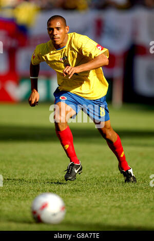 Soccer - International Friendly - Colombia v England - Giants Stadium. Leao Ramirez, Colombia Stock Photo