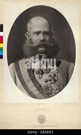 Franz Joseph I., Kaiser von Österreich Stock Photo