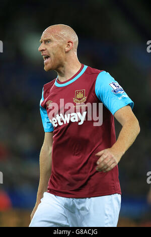 Soccer - Capital One Cup - Third Round - Leicester City v West Ham United - King Power Stadium. James Collins, West Ham United. Stock Photo