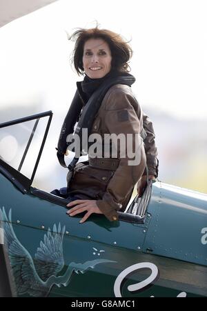 Curtis-Taylor solo flight to Australia Stock Photo - Alamy