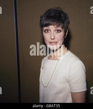 Actress Una Stubbs, who plays 'Rita' in the television series 'Til Death Us Do Part' pictured at the Royal Lancaster Hotel, London, for a press reception ahead of a new series. Stock Photo