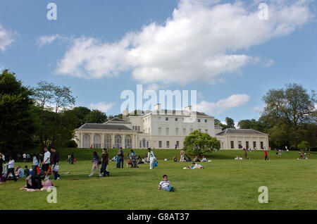 Buildings and Landmarks - Kenwood House - London. Kenwood House and its gardens in Hampstead Heath. Stock Photo