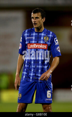 Soccer - Johnstone's Paint Trophy - Northern Section - Second Round - Sheffield United v Notts County - Bramall Lane. Notts County's Haydn Hollis Stock Photo