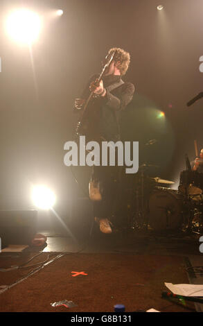 Coldplay BBC Radio One Concert - Koko Nightclub. Lead singer Chris Martin from Coldplay performs onstage. Stock Photo