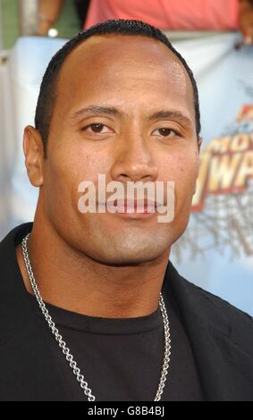 2005 MTV Movie Awards - Shrine Auditorium. The Rock. Stock Photo