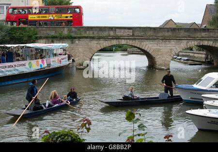 folly oxford bridge river thames alamy