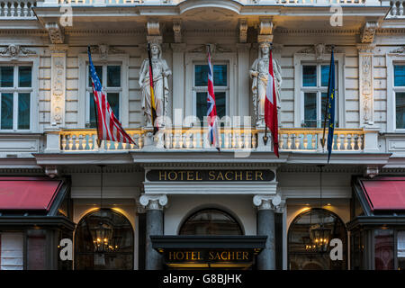 Hotel Sacher, Vienna, Austria Stock Photo