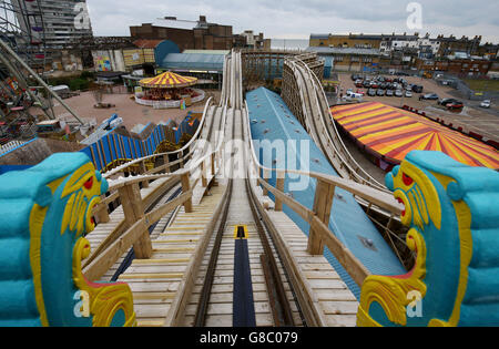 The oldest roller coaster in the uk hi res stock photography and