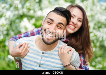 Joyful couple Stock Photo