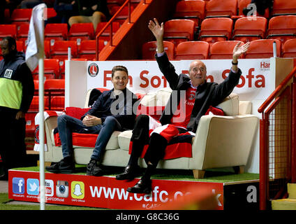 Soccer - Sky Bet Championship - Charlton Athletic v Preston North End - The Valley Stock Photo