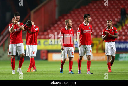 Soccer - Sky Bet Championship - Charlton Athletic v Preston North End - The Valley Stock Photo